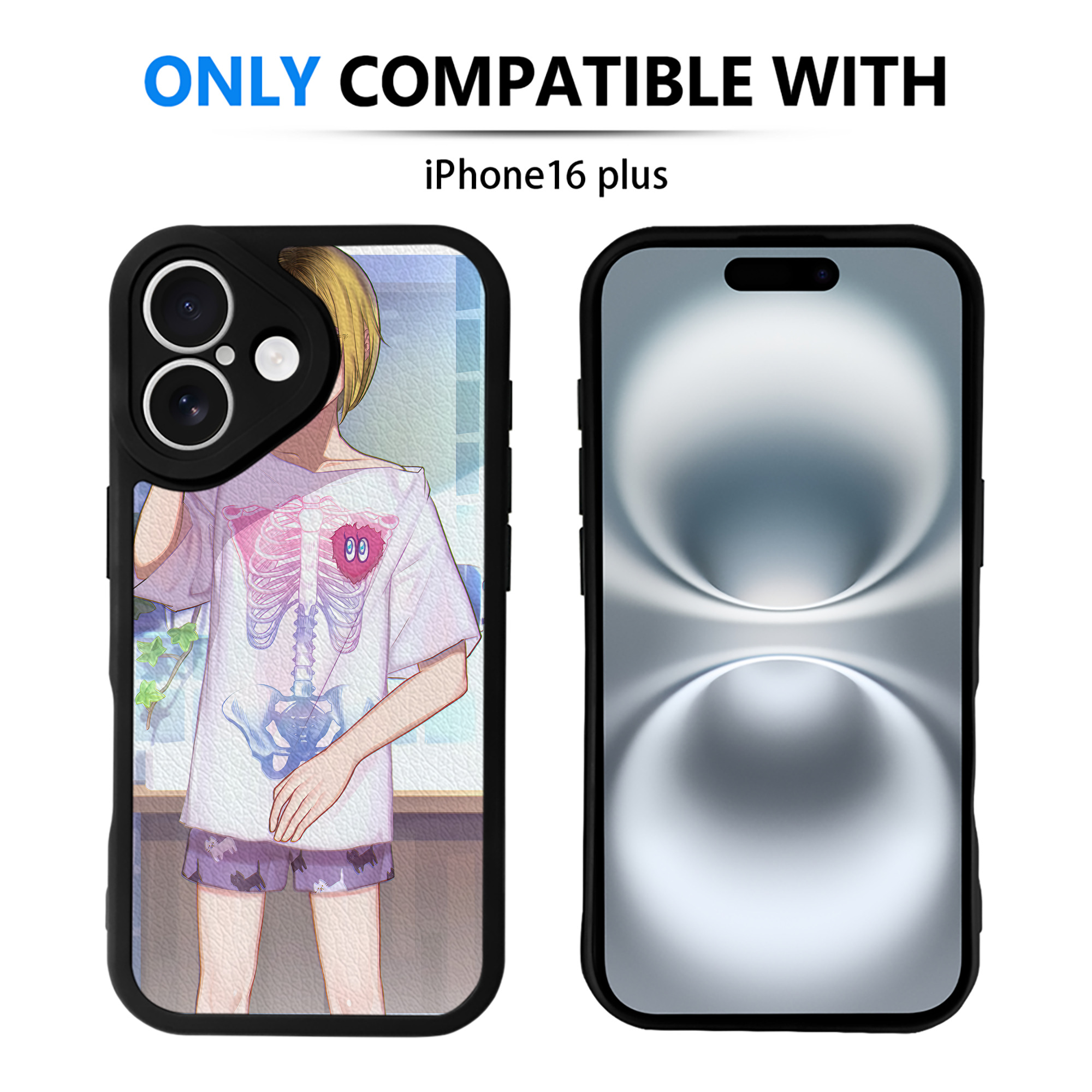 （画像用） ハイキュー!! Haikyu!! 【iPhone 16シリーズ対応】シリコンスマホケース（レザー調） 材質：シリコン